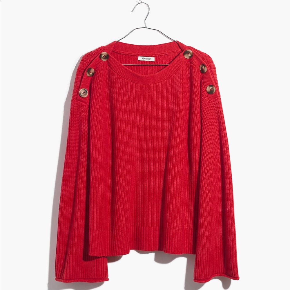 Madewell Calloway Boatneck Pullover Sweater